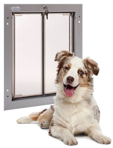 The Small set provides the necessary single spring. . Plexidor dog door